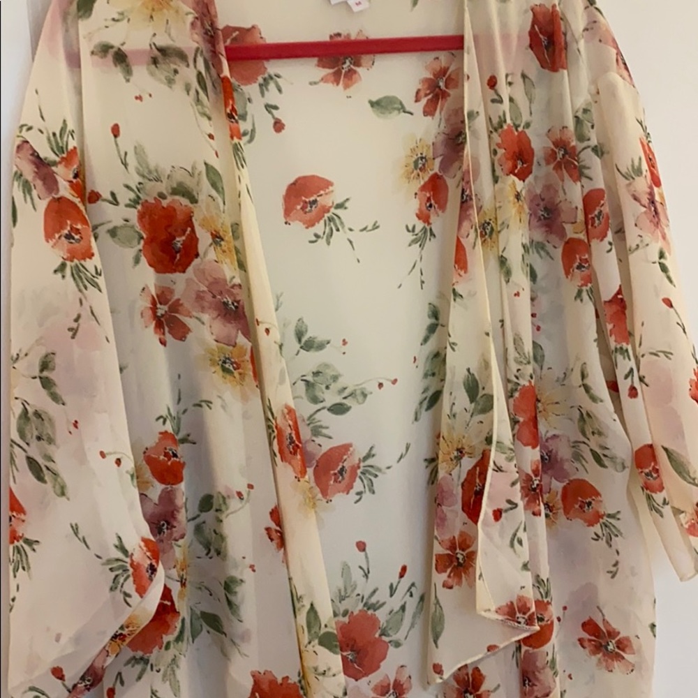 Ivory floral Shirley
